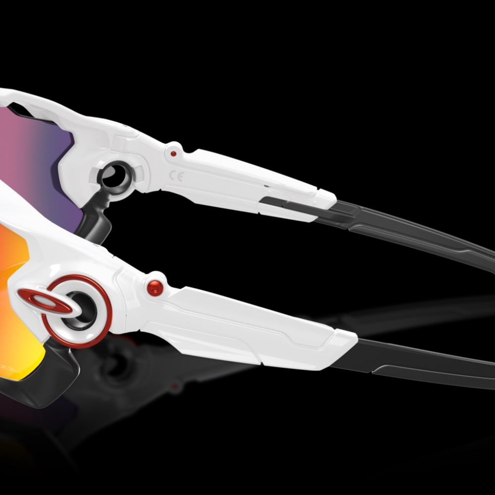 OAKLEY Jawbreaker Polished White frame with Prism lens + Oakley case and lens - Picture 7 of 8